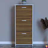 Modilayn WEST Antre 52x116x 26 cm’ lik 3 Düşer Kapak 6 Göz Bölmeli Ayakkabılık