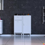 Modilayn YENİCE 70x97x32,5 cm 3 raflı ve 3 sepetli dolap ile çamaşırlarınız artık daha düzenli.