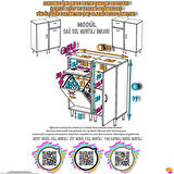 Modilayn YENİCE 70x97x32,5 cm 3 raflı ve 3 sepetli dolap ile çamaşırlarınız artık daha düzenli.
