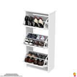 Modilayn WEST Asma Antre 52x116x 26 cm’ lik 3 Düşer Kapak 6 Göz Bölmeli Ayakkabılık