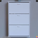 Modilayn WEST Asma Kapı Önü 72x116x26 cm’lik 3 Düşer Kapak 6 Göz Bölmeli Ayakkabılık