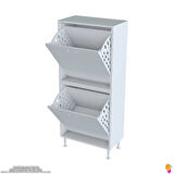 Modilayn İLKİM Modern Çamaşır Ünitesi, 55x138x32,5 cm Gizli 4 Göz Minimalist Akıllı Sepetli Dolap