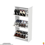 Modilayn WEST Asma Antre 52 x116x 26 cm’ lik 3 Düşer Kapak 6 Göz Bölmeli Ayakkabılık