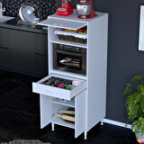 Modilayn OSLO 60x162,4x56 cm, 1 Çekmece, 3 Kapaklı. Ekmeklik / Fırın / Mikrodalga Dolabı.