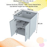 Modilayn ELİT 59,6x85x56 cm GÖMME ANKASTRE DOLABI