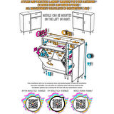 Modilayn YENİCE 130x97x32,5 cm 3 raflı ve 3 sepetli dolap ile çamaşırlarınız artık daha düzenli