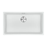 Franke Maris MRG 110-72 Granit Eviye-Active Plus Doccia 2.0 Armatür-Sıvı Sabunluk Üçlü Set Bianco
