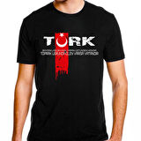 Alfa Türk Bayrak Baskılı Tişört