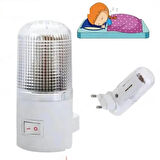 Periboia 4 Ledli Beyaz Işık Gece Lambası Ledli Anahtarlı Çocuk Odası Gece Lambası 0.5W
