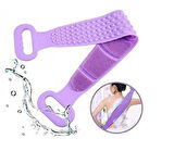 Periboia 70 cm Çift Taraflı Sırt Kesesi -Silikon Duş Kesesi - Peeling Banyo Kesesi