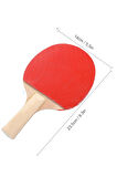 Periboia Ping Pong Masa Tenisi Seti Tenis Raketi Seti 2 Raket + 3 Ping Pong Topu  Spor Aksesuarları