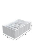 Periboia 8 Bölmeli  XL Pratik Bölmeli Çekmece Düzenleyici Organizer(İç Çamaşırı Kravat Çorap Düzenleyici)