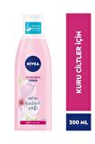 Nivea Yatıştırıcı Tonik 200ml, Kir Ve Makyaj Kalıntılarını Temizler, Nemlendirici, Badem Yağı, Kuru Cilt