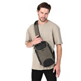 ÇÇS 31300 Usb Çıkışlı Çapraz Sırt ve Göğüs Çantası Yeşil