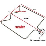Simfer Fırın M Tipi Rezistans , Simfer Rezistans 1200 Watt