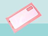 Tkgz - Samsung Galaxy S20 Arka Kapak Batarya Kapağı -  PEMBE