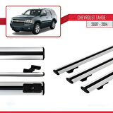 Chevrolet Tahoe 3 2007-2014 Arası ile Uyumlu BASIC Model Ara Atkı Tavan Barı Gri 3 Adet