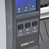 ZEBRA ZT231 (ZT23142-T0E000FZ) 203DPI TERMAL TRANSFER USB+SERİ+ETHERNET METAL KASA END. BARKOD YAZICI (RİBONLU KULLANIM)