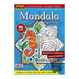 Maxi Mandala Çizgilerle Boyama Terapisi 4