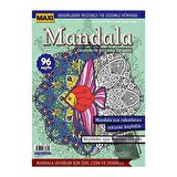 Maxi Mandala Desenlerle Boyama Terapisi 5