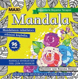 Maxi Mandala Desenlerle Boyama Terapisi 16