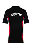  Beşiktaş Orijinal Lisanslı Siyah Polo Yaka T-Shirt