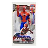 Marvel Sesli Işıklı Spiderman 8818-2, Eklemleri Hareket Ettirilebilen 30 Cm Figür Örümcek Adam