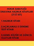 Hukuk Subaylığı Sınavına Hazırlık Kitabı 3'lü Set (1)