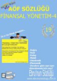 AÖF İİBF Ebrunun Sözlüğü-Finansal Yönetim-4. Sınıf-E Sözlük
