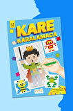 Kare Karalamaca - Çocuklar için Boyama ve Aktivite Kitabı (4-6 yaş)