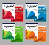 English File 4th Edition Elementary + Pre-intermediate + intermediate + Upper-intermediate  Student's Book With Online Practice + Workbook (Access Code VARDIR) ( 4 lü SET)