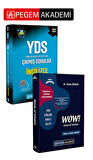 PEGEM AKADEMİ 2025 YDS İngilizce Çıkmış Sorular +  YDS YÖKDİL WoW! Words of Wisdom Seti (2.Kitap)