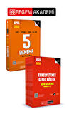 PEGEM AKADEMİ 2026 KPSS Genel Yetenek Genel Kültür Lisans Konu Anlatımlı Modüler Set - (6 Kitap) + 2