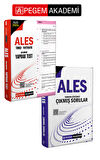 PEGEM AKADEMİ 2026 ALES Türkçe-Matematik Çek Kopart Yaprak Test + 2026 ALES Tamamı Çözümlü Çıkmış So