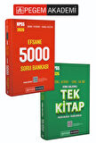PEGEM AKADEMİ 2026 KPSS Genel Yetenek Genel Kültür Efsane 5000 Tamamı Çözümlü Soru Bankası + 2026 KP