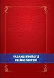 Yabancı Dil Fihristli Kelime Defteri