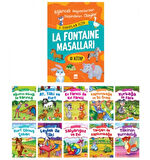 Ema - La Fontaine Masalları Hikaye - 19x27 cm 4 Farklı Kitap