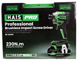 Haispro RB-DB2108 Profesyonel Darbeli Vidalama 21 V 2.0 Ah Çift Akülü