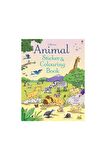 The Usborne Animal Sticker And Colouring Book