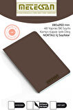 Kahverengi 19x25 Cm Ebat Not Defteri