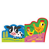 On The Farm (shaped board book with felt)