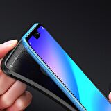 Gpack Samsung Galaxy A21 Kılıf Negro Karbon SilikonNano Glass