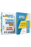2025 KPSS Tarihin Kara Kutusu TEK Kitap Soru Bankası ve Tarihin Analizi Konu Anlatım 2li Set