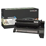 Lexmark 15G041C Mavi Cyan Orjinal Toner C752 / C760 KUTU HASARLI