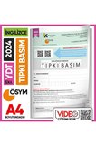 2024 YKS YDT İngilizce ÖSYM Tıpkı Basım Çıkmış Soru Deneme Kitapçığı (Video Çözümlü Türkiye Geneli)