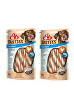 8in1 Tasties Twisters Tavuk ve Balıklı Köpek Ödülü 85 Gr. X 2 Adet