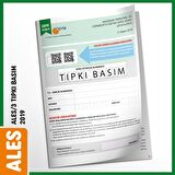 ALES 2019/3 Kasım ÖSYM Tıpkı Basım Çıkmış Soru Türkiye Geneli Dijital Çözümlü Deneme Kitapçığı
