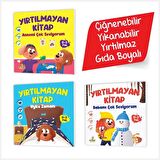 Yırtılmayan Kitap Seti (Çiğnenebilir, Yıkanabilir, Yırtılmaz, Gıda Boyalı) - Hikaye Kitabı Serisi 3 Kitap