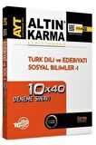Altın Karma AYT Türk D.ve Ede. Sosyal B. 1 10x40 Deneme Sınavı