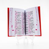 İngilizce Türkçe Sözlük Plastik Kapak Kırmızı, ENGLISH DICTIONARY, Renkli! TDK Onaylı!